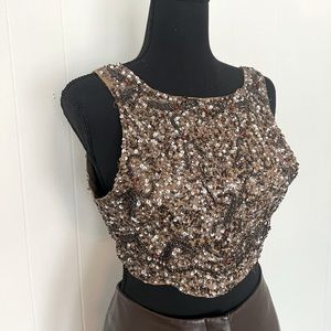 Sequin Crop Top